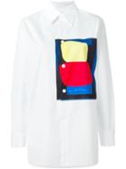 Marni Abstract Print Shirt, Women's, Size: 44, White, Cotton