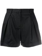 L'autre Chose Box Pleat Shorts - Black