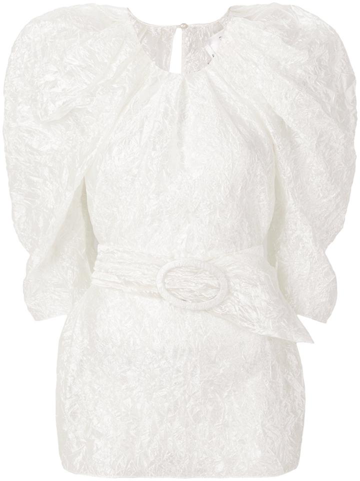 Carmen March Carmen March Ss18bl4252 White Synthetic->polyimide