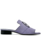 Dorateymur Lilac Suede Harput Sandals - Pink & Purple
