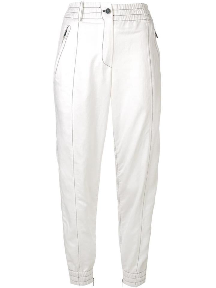 Derek Lam 10 Crosby Utility Jogging Pant - White