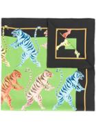 Gucci Tiger Print Scarf - Multicolour