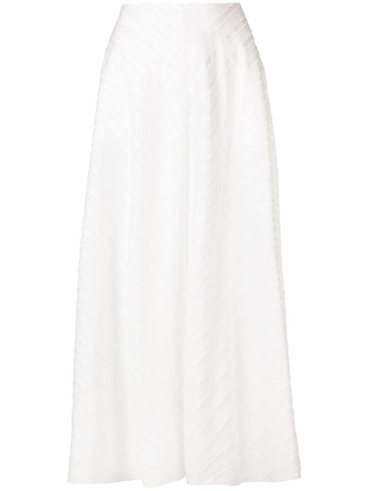 Fabiana Filippi Fringed Midi Skirt - White