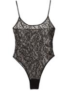 Faith Connexion Floral Lace Body, Women's, Size: 1, Black, Polyamide/spandex/elastane
