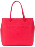 Marc Jacobs Logo Shopper East-west Tote - Red