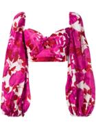 Alice Mccall Floral-print Top - Pink