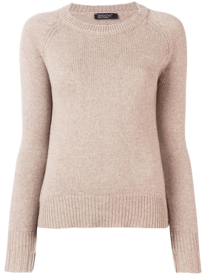 Aragona Round Neck Jumper - Neutrals