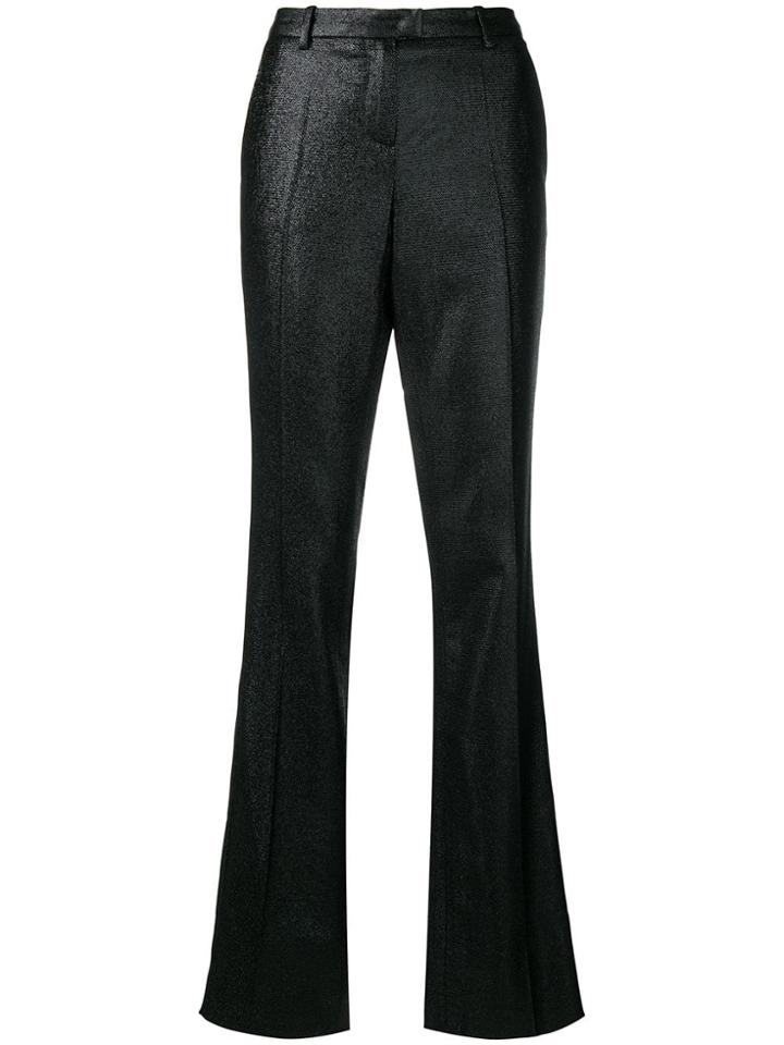 Roberto Cavalli Shimmer Tailored Trousers - Black