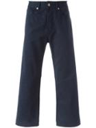 Société Anonyme 'top Regular' Trousers, Size: Large, Blue, Cotton