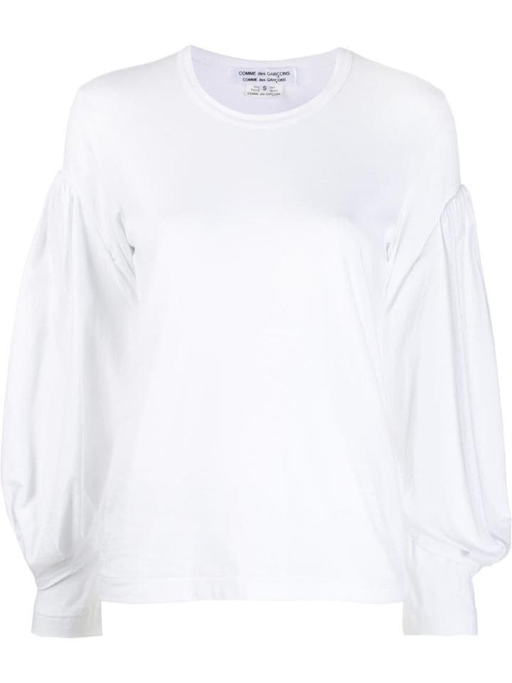 Comme Des Garçons Comme Des Garçons Puffed Sleeve Sweatshirt - White