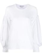 Comme Des Garçons Comme Des Garçons Puffed Sleeve Sweatshirt - White