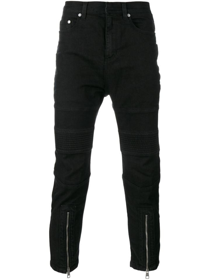 Neil Barrett Zip Detail Jeans - Black