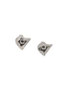Imogen Belfield Rocks And Star Stud Earrings - Silver