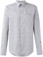Ps By Paul Smith Watermelons Striped Shirt, Men's, Size: Medium, Black, Cotton
