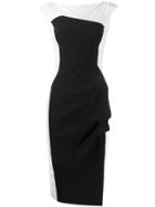 Le Petite Robe Di Chiara Boni Two-tone Midi Dress - White