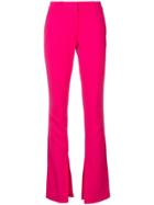 A.l.c. Low Rise Flared Trousers - Pink & Purple