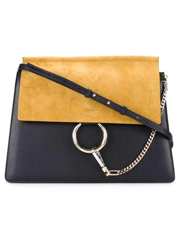 Chloé 'faye' Shoulder Bag, Women's, Yellow/orange