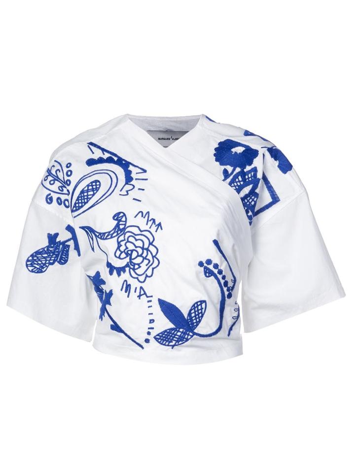 Marques'almeida Wrap Front Shirt - White