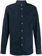 Deperlu Denim Long Sleeve Shirt - Blue