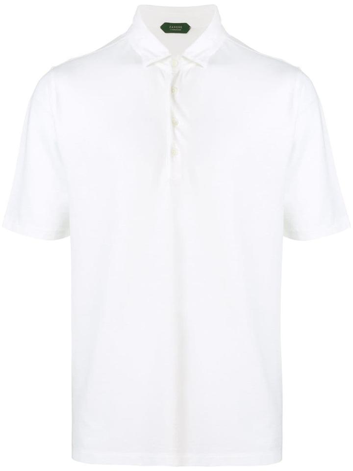 Zanone Straight-fit Polo Shirt - White