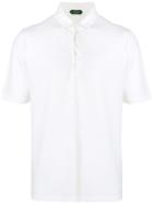 Zanone Straight-fit Polo Shirt - White