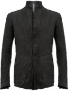 Isaac Sellam Experience Machinal Blazer, Men's, Size: Large, Black, Lamb Skin