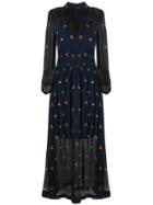 Baum Und Pferdgarten Amber Par Flower Maxi Dress - Blue