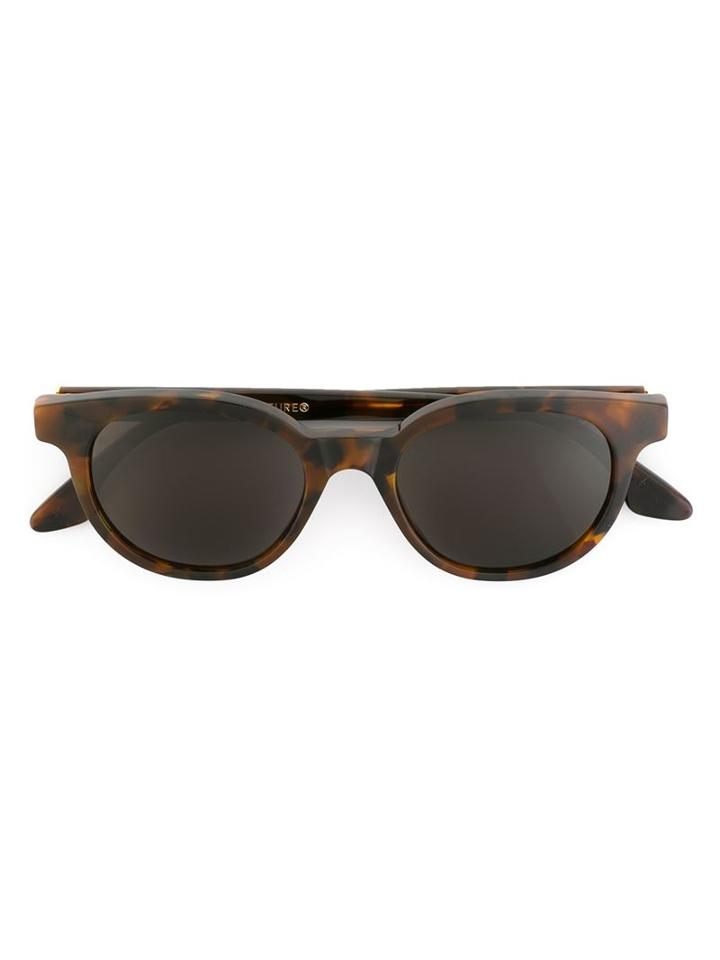 Retrosuperfuture Riviera Sunglasses, Adult Unisex, Brown, Acetate