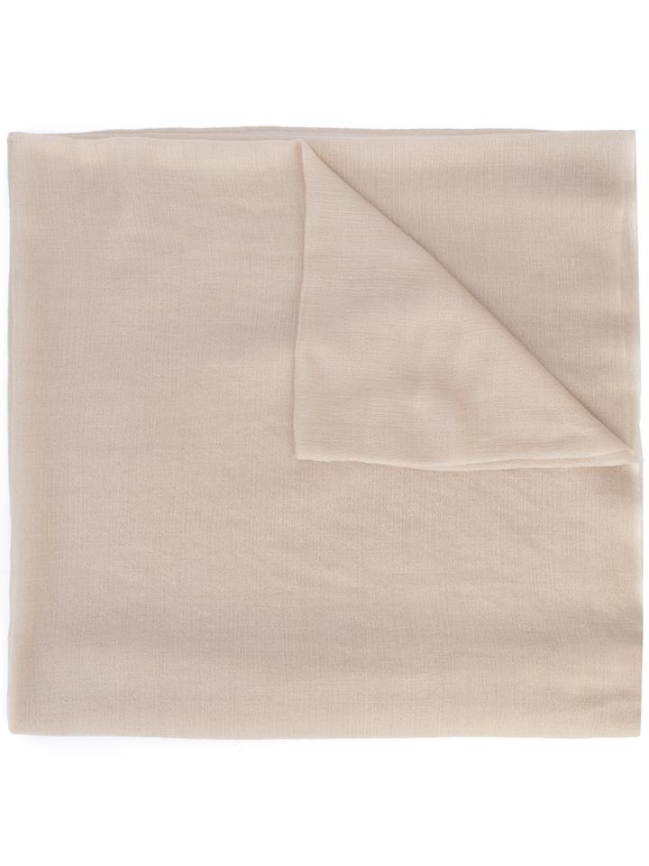 Denis Colomb Soft Long Scarf - Nude & Neutrals