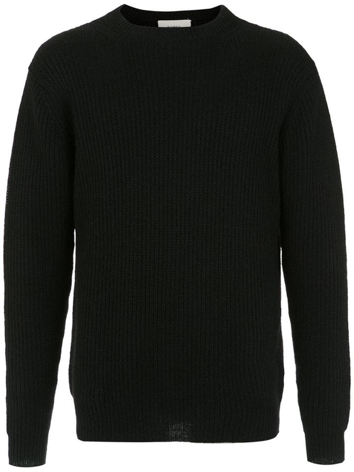 Egrey Round Neck Sweater - Black