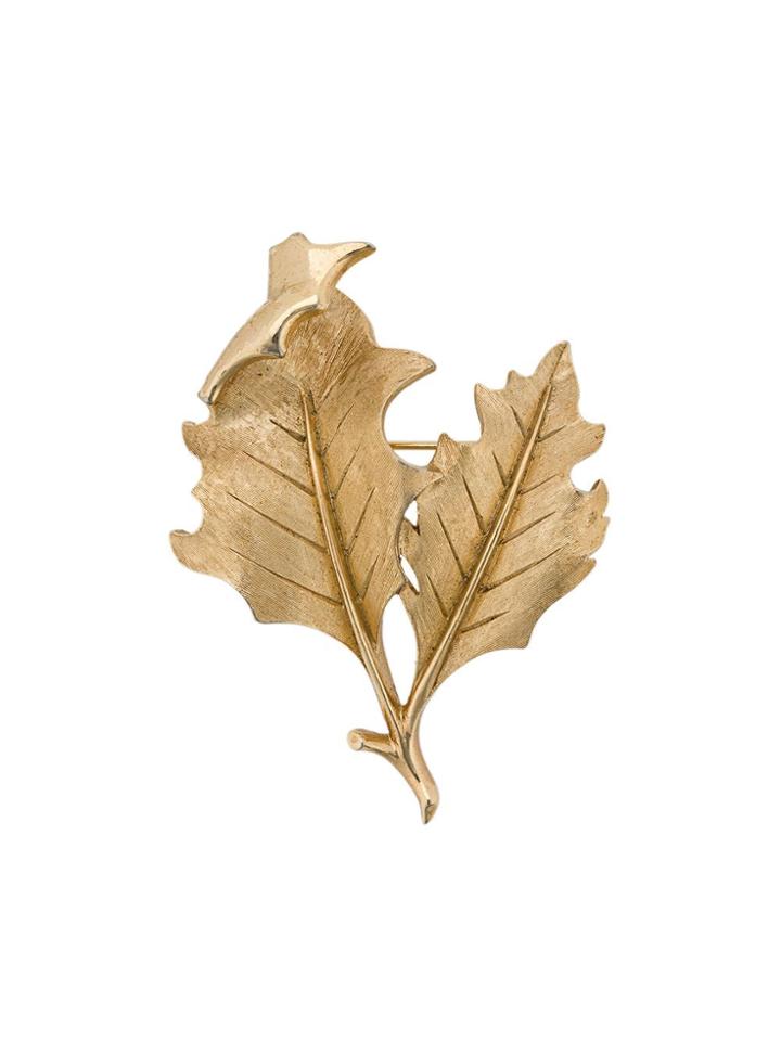 Susan Caplan Vintage 1960s Vintage Trifari 18kt Gold Plated Brass