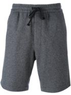 Ami Alexandre Mattiussi - Drawstring Track Shorts - Men - Virgin Wool/polyimide - 44, Grey, Virgin Wool/polyimide