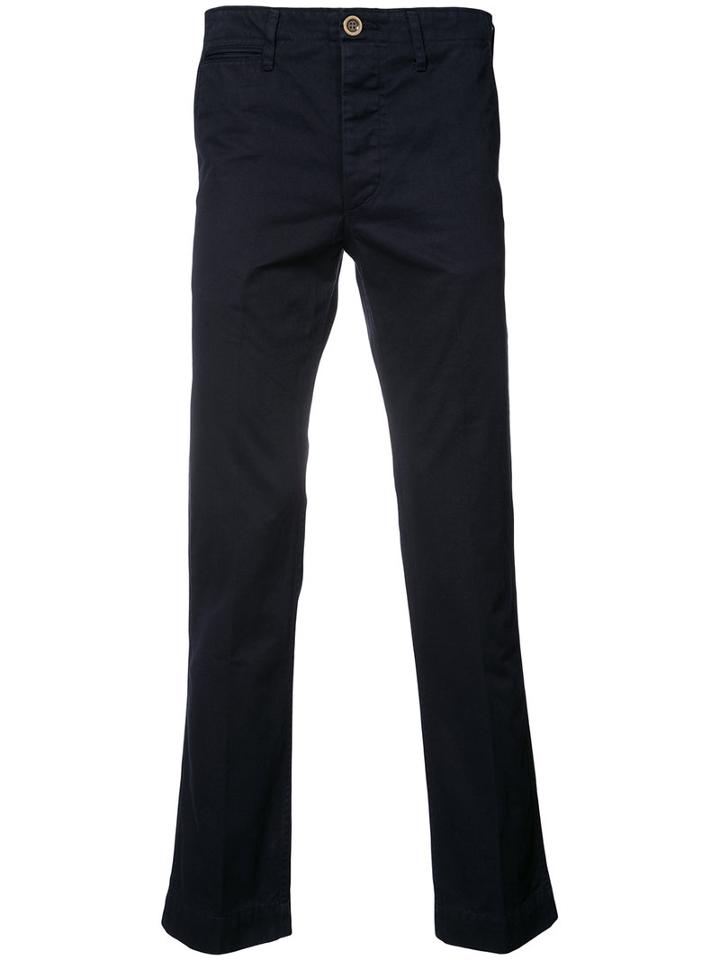 Visvim - Chino Trousers - Men - Cotton - 3, Blue, Cotton