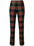 P.a.r.o.s.h. Checked Straight Trousers - Multicolour