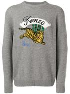 Kenzo Bamboo Tiger Sweater - Grey
