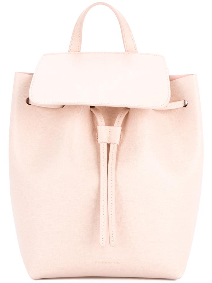 Mansur Gavriel Drawstring Backpack - Pink & Purple