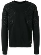 Philipp Plein Embroidered Tiger Sweatshirt - Black