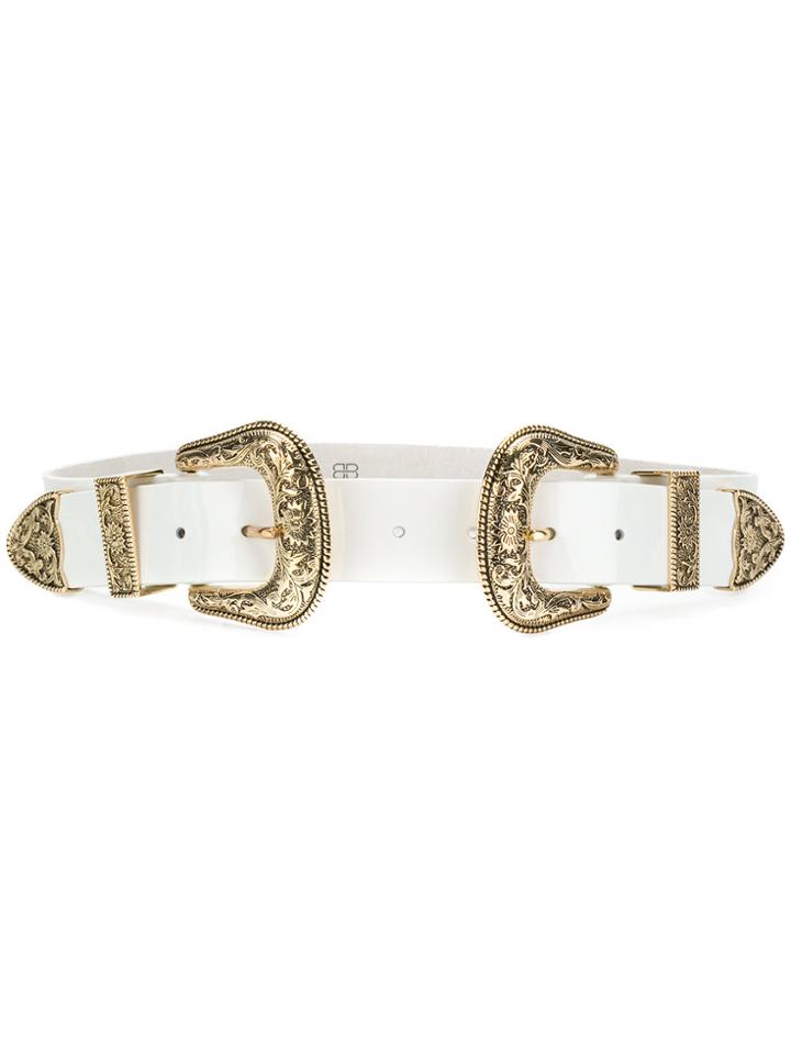 B-low The Belt Bri Bri Belt - White