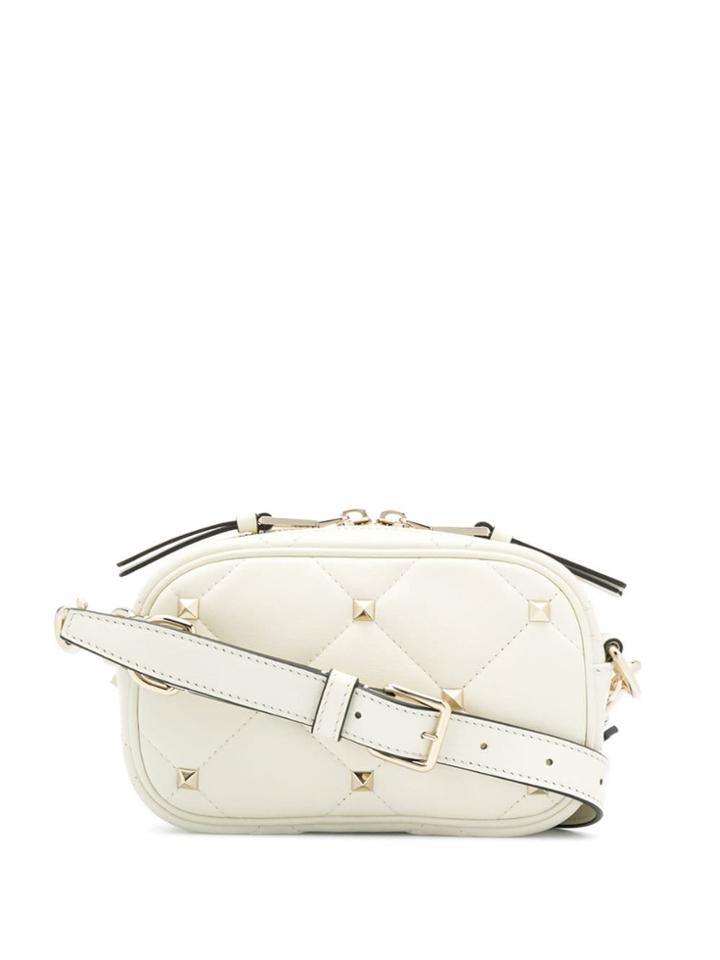 Valentino Valentino Garavani Boomstud Crossbody Bag - White