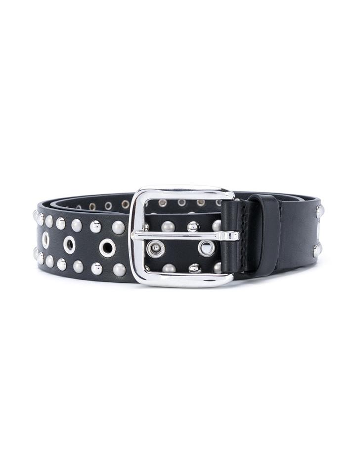 Isabel Marant Étoile - Rica Studded Belt - Women - Leather - S, Black, Leather