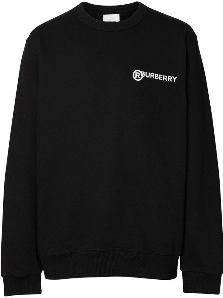 Burberry Chest Logo Sweatshirt - Black