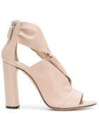 Casadei Cutout Ankle Boots - Nude & Neutrals