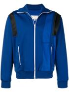 Maison Margiela Zipped Colour-block Sweatshirt - Blue