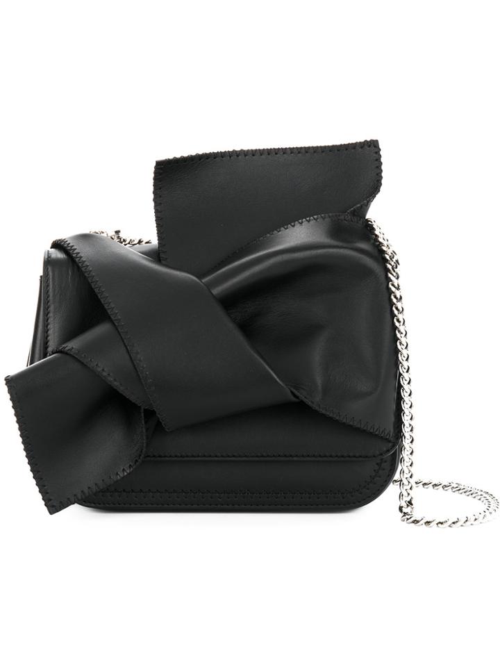 No21 Twist Crossbody Bag - Black