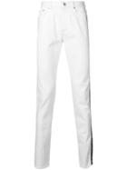 Givenchy Logo Tape Skinny Jeans - White