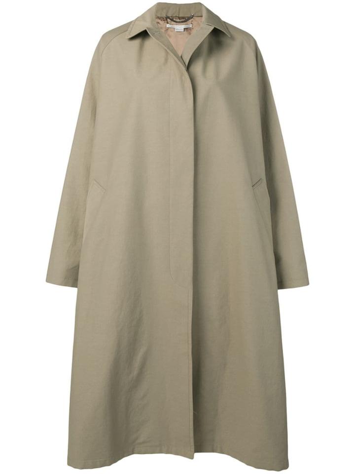 Stella Mccartney Oversized Coat - Neutrals