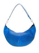 Sonia Rykiel Laser-cut Shoulder Bag - Blue