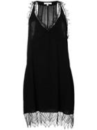 Iro Lace Inserts Cami Dress - Black
