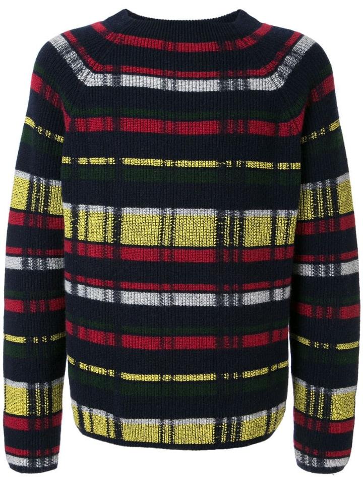 Coohem Retro Plaid Jumper - Blue