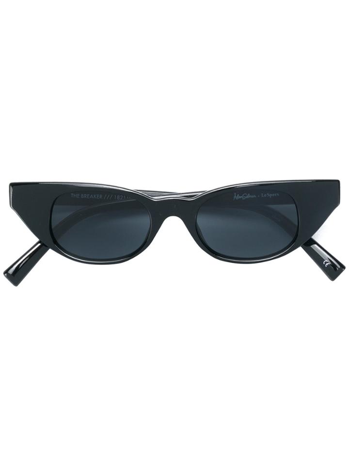 Le Specs Cat Eye Shaped Sunglasses - Black